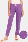 Rosaline Starry Nights Knit Cotton Pyjama - Royal Lilac — thumbnail 1